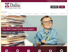 Tablet Screenshot of daliaaccountingservice.com